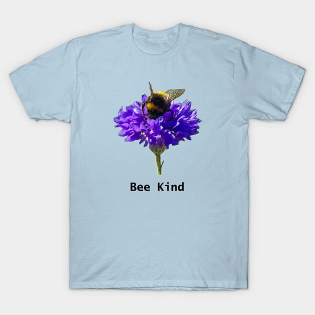 Honey Bee says Bee Kind for Positivity T-Shirt by ellenhenryart